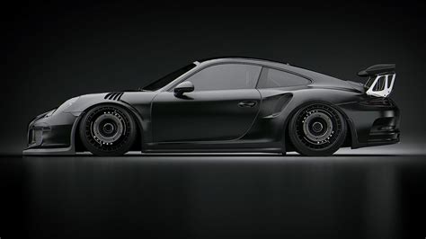 Black Porsche Wallpapers 4k Hd Black Porsche Backgrounds On Wallpaperbat