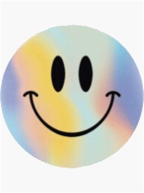 Tie Dye Smiley Face Sticker For Sale By Corneliaco Redbubble