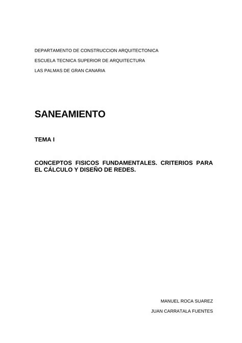 Pdf Tema Saneamiento Dokumen Tips