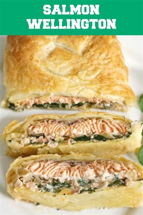 Salmon Wellington Or Salmon En Croute A Gourmet Dish With A Festive