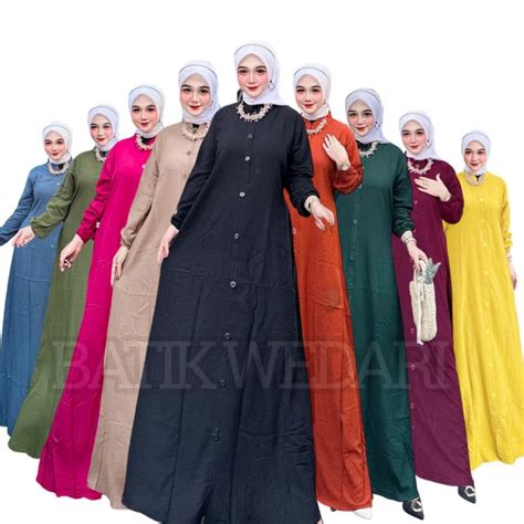 Jual Gamis Twill Ori Pekalongan Gamis Twill Ori Gamis Twill Terbaru