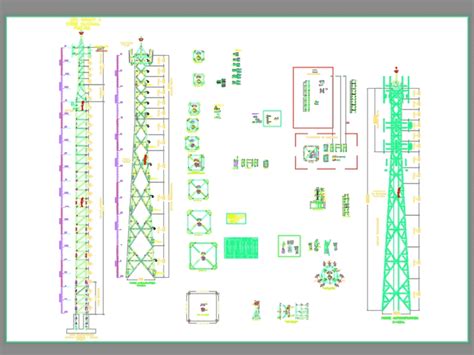 Torre Autosoportada En AutoCAD Descargar CAD Gratis 2 55 MB Bibliocad