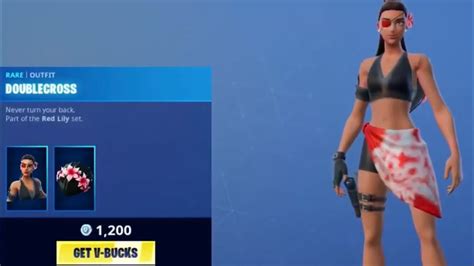 New “doublecross” Skin In Shop Fortnite Youtube