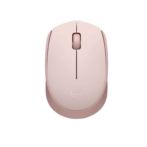 Mouse Logitech M Sem Fio Rosa Na Tudo Be A