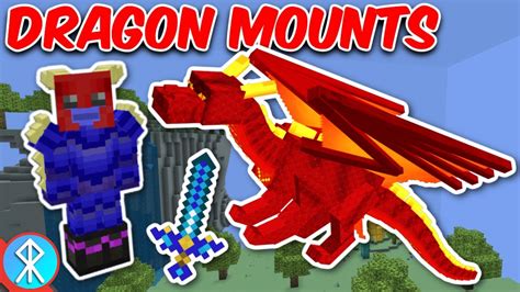 DRAGON MOUNTS Addon Bedrock MCPE Xbox Minecraft YouTube