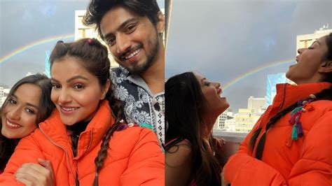 Khatron Ke Khiladi 12 Rubina Dilaik Shares Selfie With Faisal Shaikh Jannat Zubair And Fainat