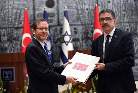 Turkish Ambassador Presents Credentials To Israeli President Herzog All Israel News