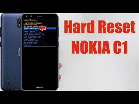 Hard Reset NOKIA C1 Factory Reset Remove Pattern Lock Password How