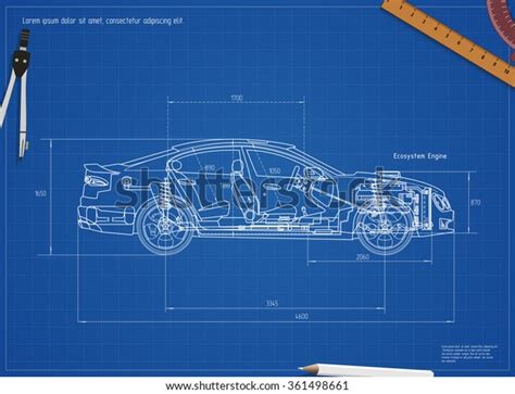 10,075 Car Blueprint Stock Vectors, Images & Vector Art | Shutterstock