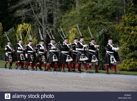 atholl highlanders  parade  blair castle blair atholl
