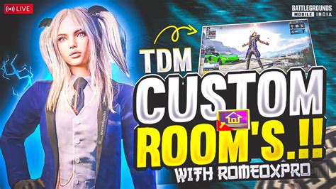 V Tdm Live Bgmi V Tdm Live Bgmi Custom Room Live Romeoxpro Is