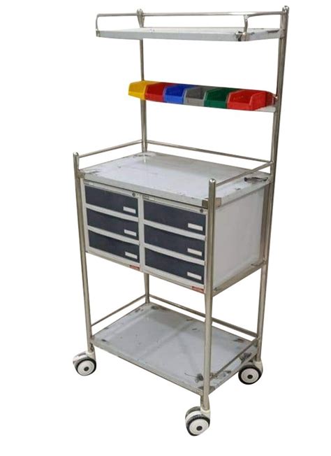 Mild Steel Crash Cart Trolley Powder Coated At Rs In