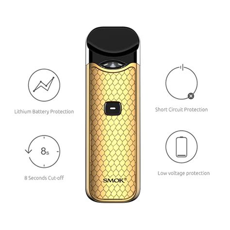 Smok Nord Kit Pod Original Ml Batterie Int Gr E Mah Vapotage