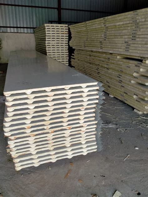 Asbestos Cement Galvanised Pir Sandwich Panel For Walls Partitions