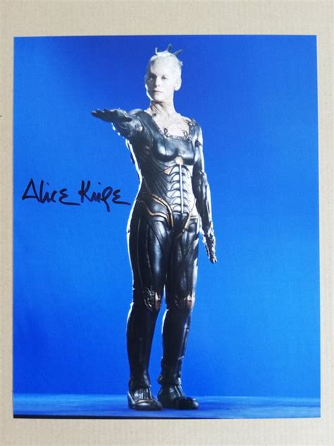 Star Trek TNG: Alice Krige "Borg Queen" signed photo in-person ...