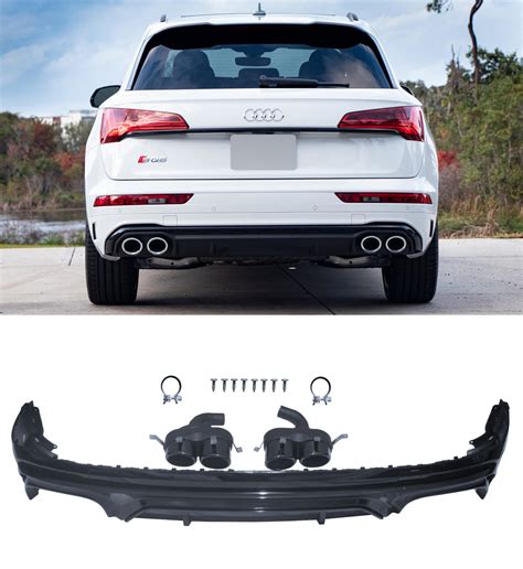 AUDI Q5 S LINE SQ5 STYLE REAR DIFFUSER TAILPIPES Fastlane Styling