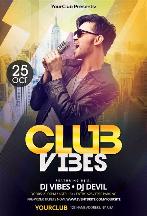 Free Psd Flyer Template, Design, Download And Share In High Quality With Canva Free.