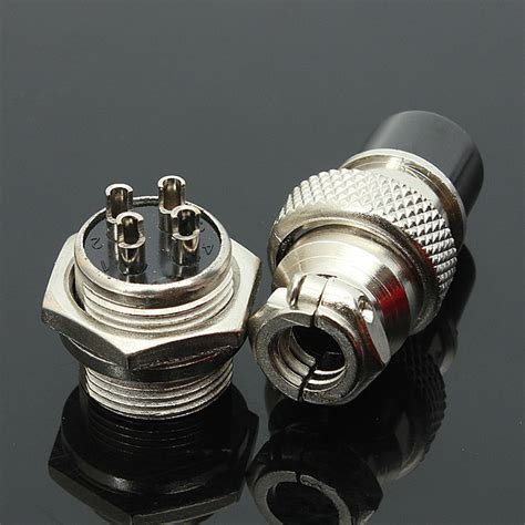 Buy Gx Pin Metal Aviation Plug Male And Female Panel Connector