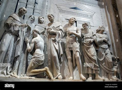 Detail Of Tomb Of St Anthony Of Padua In Basilica Di Sant´antonio Padua Veneto Italy Stock