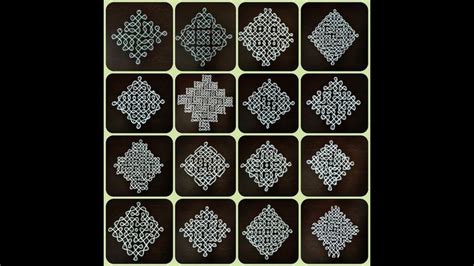 Simple Sikku Kolam Collections Easy Kambi Kolam Designs Dhanurmasam