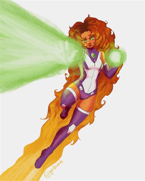 [fan Art]starfire By Me Gentlekevs R Dccomics