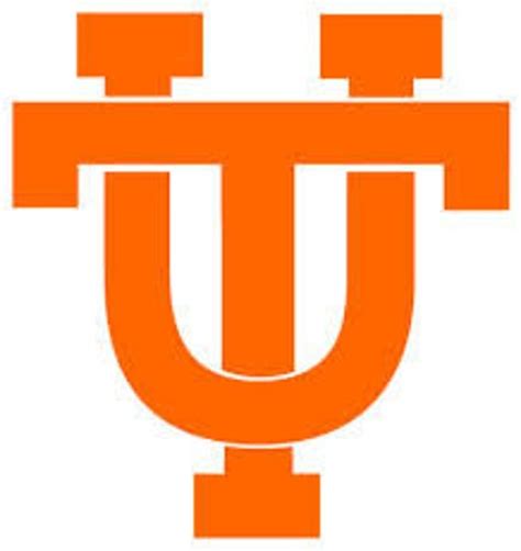 University of Tennessee logo machine embroidery 4x4 PES