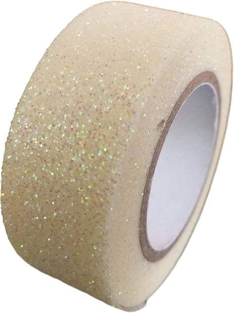 Glitter Washi Tape Decorative Craft Self Adhesive Stick On Sticky