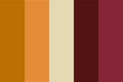 Pumpkins And Cranberries Color Palette