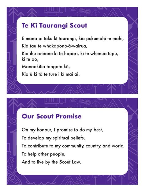 CARD - OUR SCOUT PROMISE – Scouts Direct