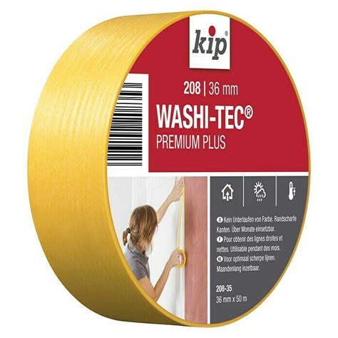 Ruban adhésif KIP Fineline Tape Washi Tec Universal 208 50 m x 36 mm