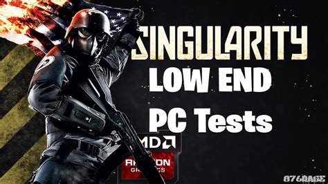 SINGULARITY Low End Test AMD A6 Radeon R4 Graphics YouTube