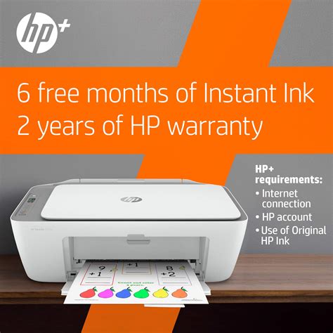 Hp Deskjet 2755e Wireless Color All In One Printer With Bonus 6 Free Months Instant Ink With Hp