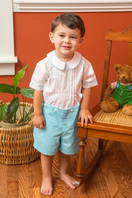 Little Boy Blue Suit - childrens clothing smocked heirloom bishop gowns