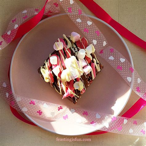 Marshmallow Topped Rich Chocolate Brownies Feasting Is Fun