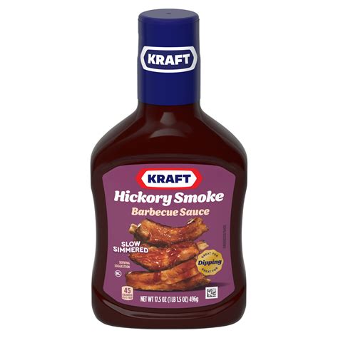 Hickory Smoke Slow Simmered Barbecue Sauce Kraft Sauces Products Heinz®