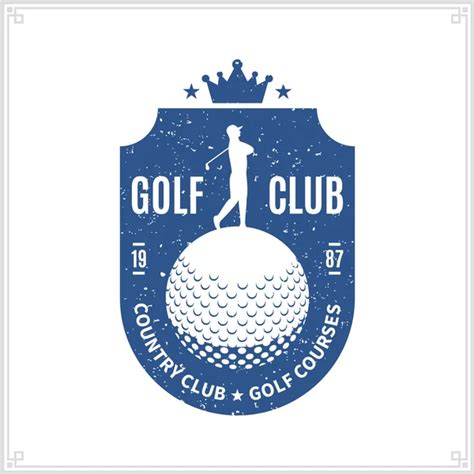 Golf country club logo template — Stock Vector © Counterfeit #90016210