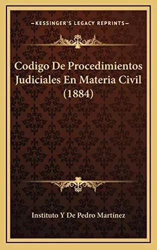 Libro Código De Procedimientos Judiciales En Materia Civil Cuotas