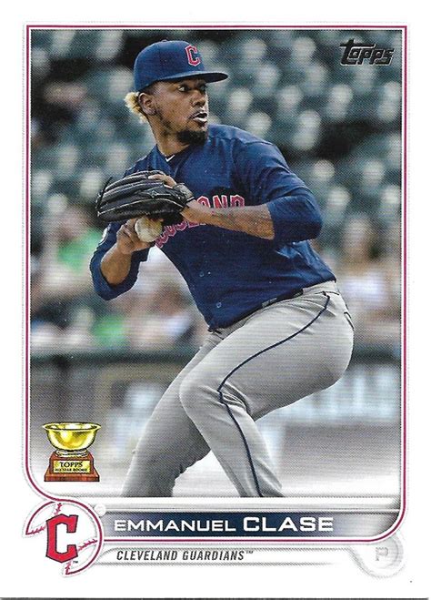 Emmanuel Clase Topps Cleveland Guardians Baseball Card