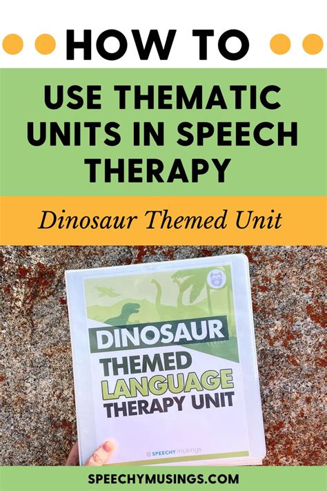 Engaging Dinosaur Themed Speech Therapy Unit