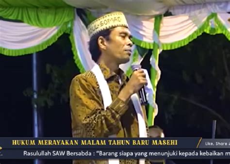 Simak Penjelasan Ustadz Abdul Somad Mengenai Hukum Merayakan Tahun Baru