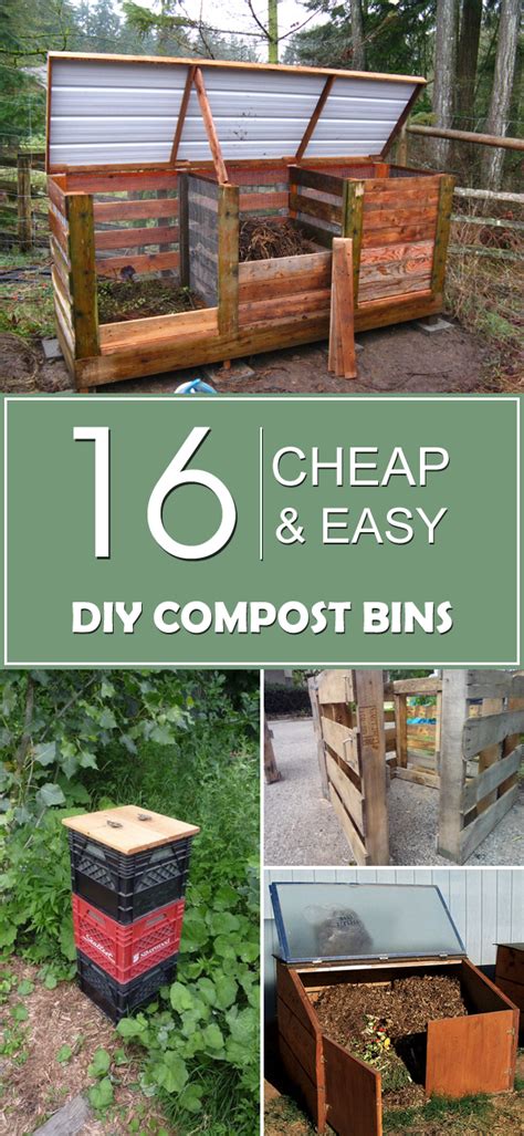 16 Cheap And Easy Diy Compost Bins