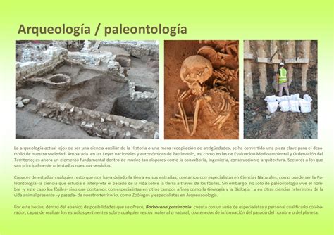 Arqueología paleontología Patrimonio cultural