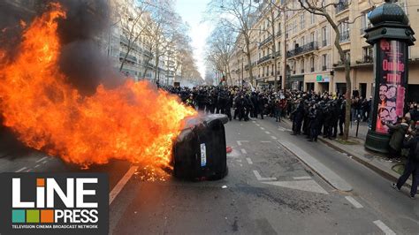 Affrontements lors de la manifestation contre la réforme retraites