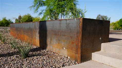 Corten Steel Planter Boxes Corten