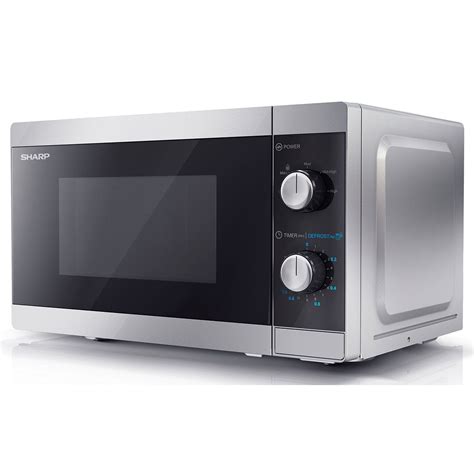 Sharp R372slm 25L 900W Solo Digital Microwave Silver Sharp US