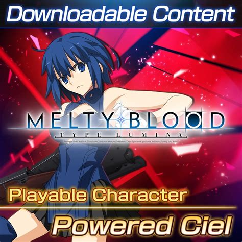 Melty Blood Type Lumina Powered Ciel Playable Character Box Shot For