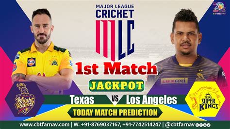 Tsk Vs Lakr Mlc T St Match Prediction Today Major League Cricket