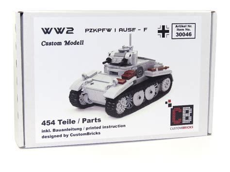 Custombricks De Lego Ww Wwii Wehrmacht Panzerkampfwagen I Panzer