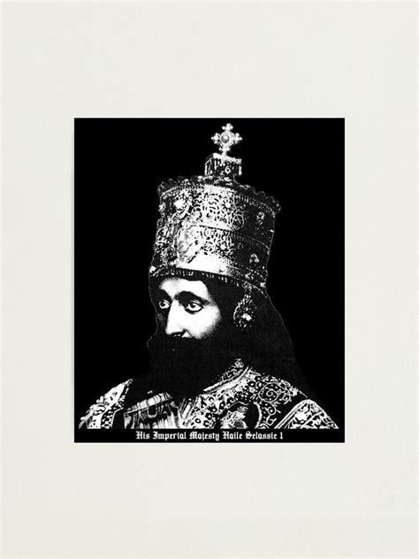 Haile Selassie Emperor Of Ethiopia H I M His Imperial Majesty