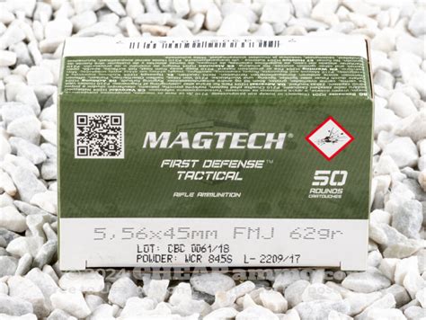 5 56x45mm Ammo Magtech 62 Grain Full Metal Jacket 1000 Rounds